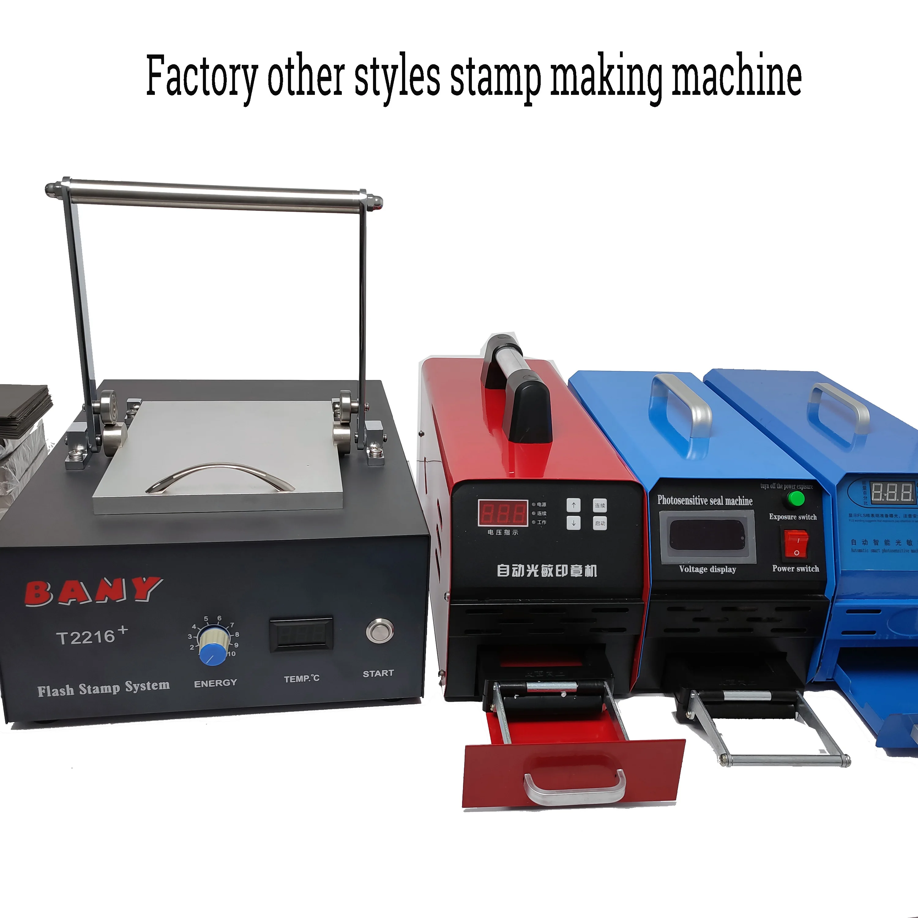 Factory BANY Series B1511+ Enhanced Temperature Controller Photosensitive Seal Fast Exposure Flash Stamp Making Machine