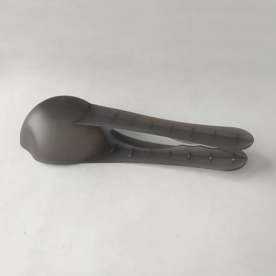 
plastic pet cat dog food scoop with bag clip 