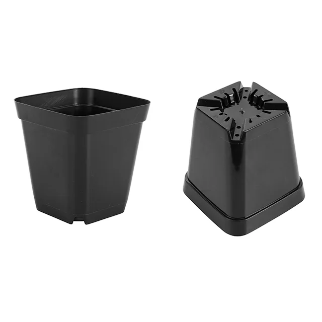 Plastic nursery pots 70 x 90 x46mm Round Garden Colorful Small Wholesale Price Succulent Square plant flower pots