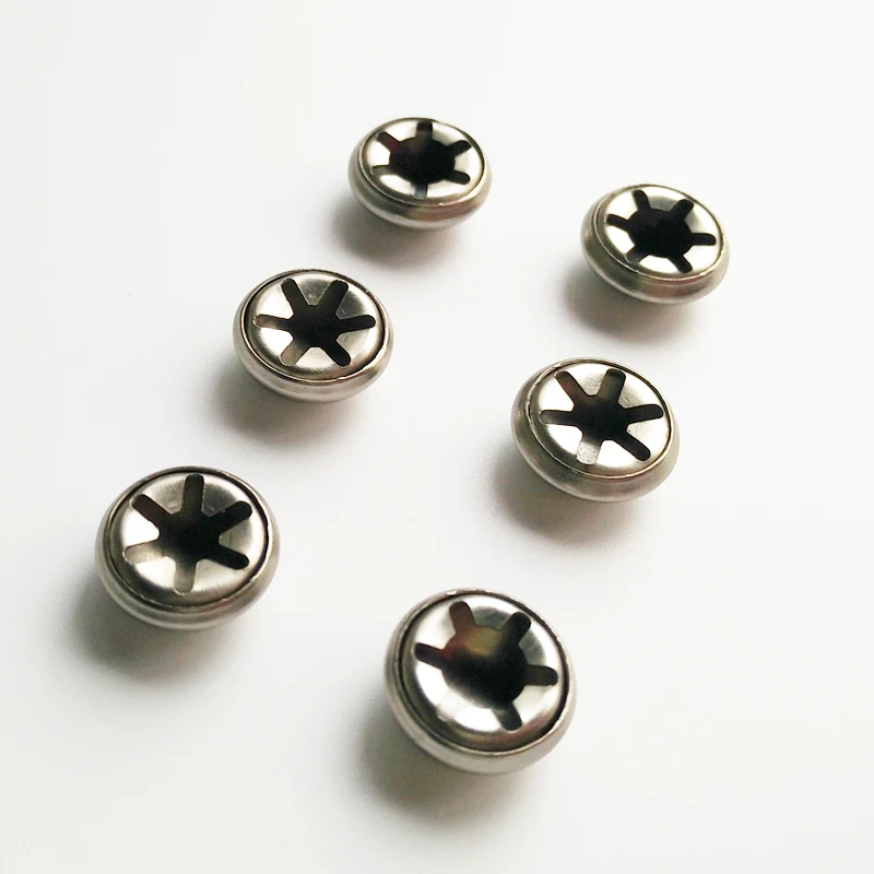 China Manufacturer D Type Capped Spring Lock Washer M6 Push-on Starlock Washer Bearing Axle Caps