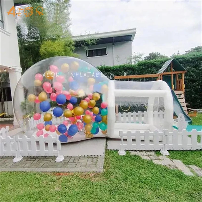 PVC Globe Clear Transparent Igloo Dome Tent Outdoor Camping Event Wedding Party Inflatable Bubble House