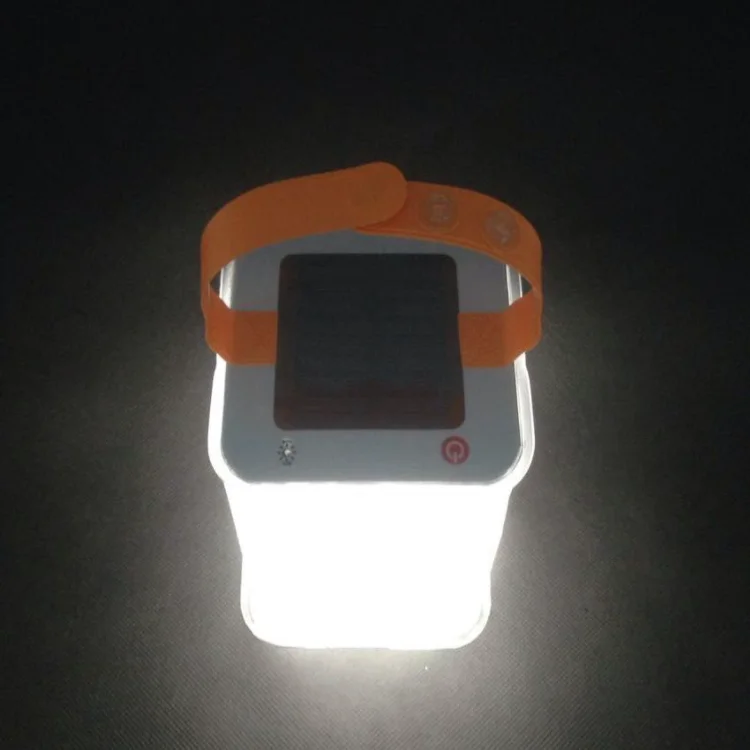 Outdoor collapsible Led solar inflatable light camping lantern