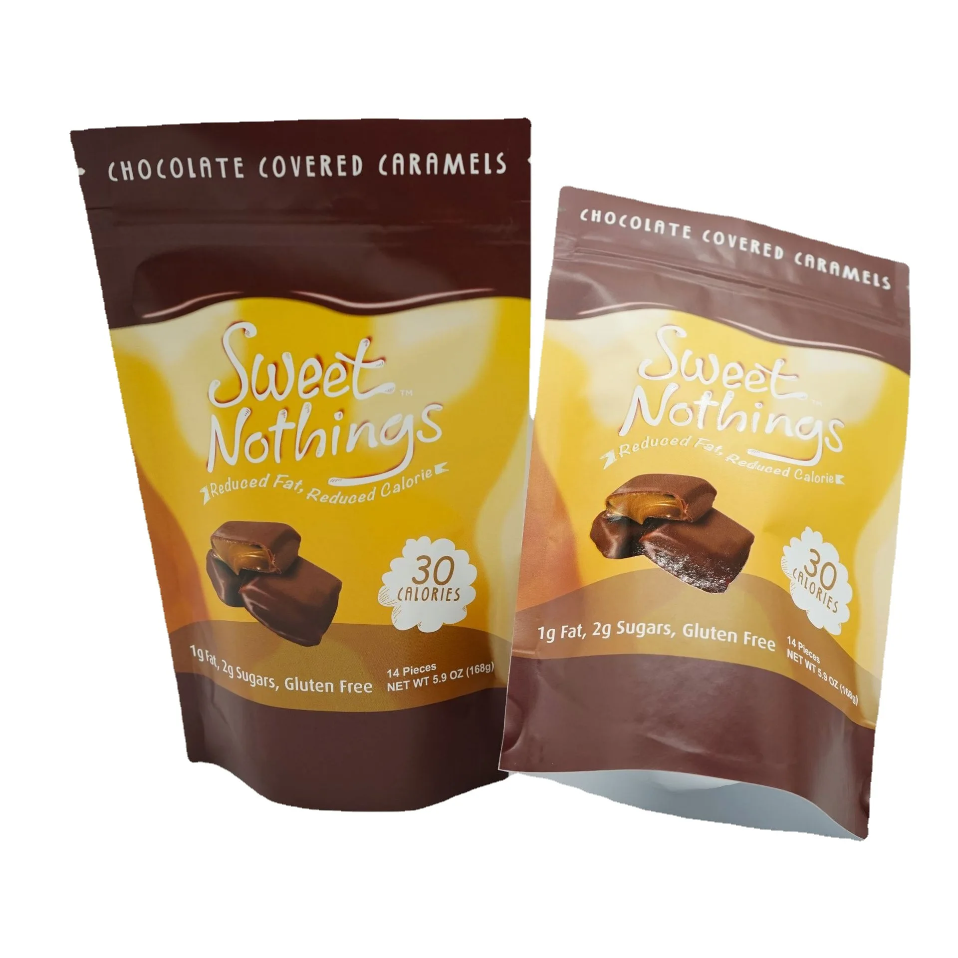 Low MOQ Laminating Plastic Bag Food Grade Snack Bag With Zipper Custom Aluminum Foil Mylar Cookies Bags Packaging With Logo