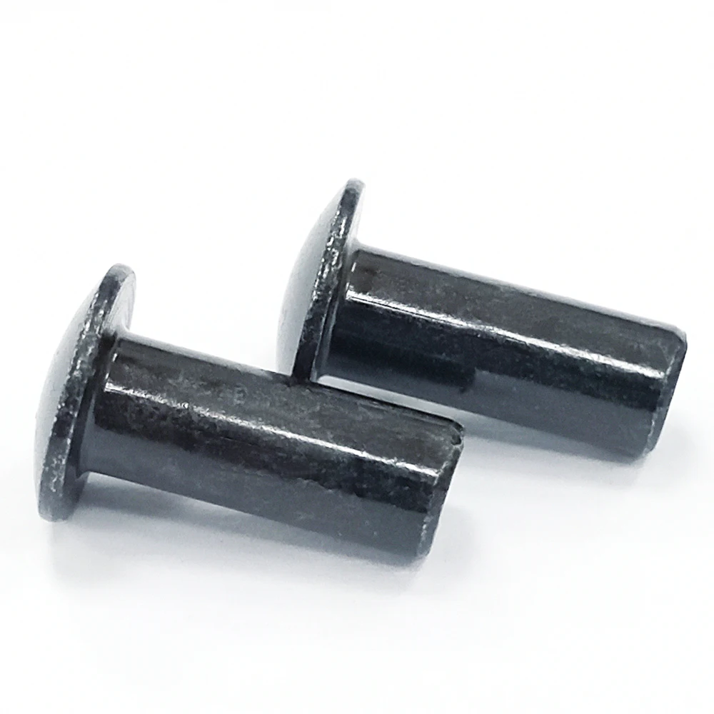 Stainless Steel DIN6791 Environmental Protection Chrome Black Zinc Round Head Semi tubular rivet