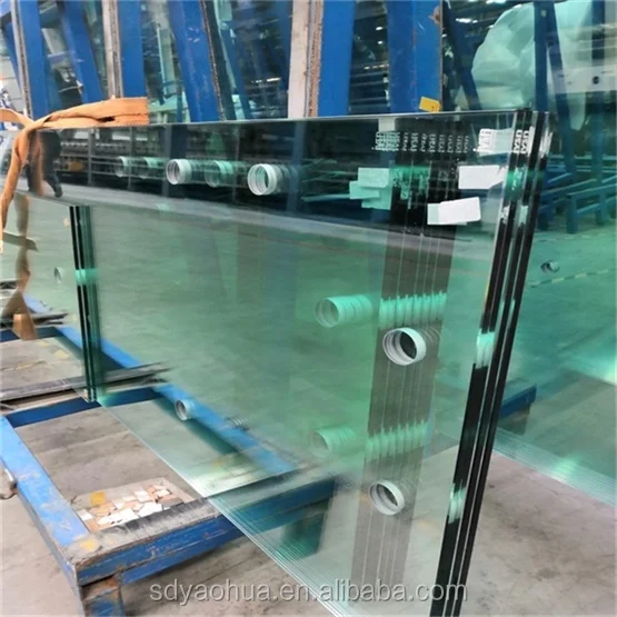 manufacture direct sale 6mm 8mm 10mm 12mm tempered glass skylight clear glass safety toughened glass