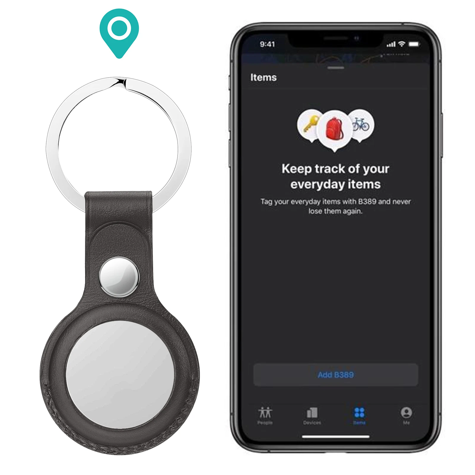  Новый чехол для Airtag защитная крышка из искусственной кожи защитный GPS-трекера брелок защиты от потери рукав