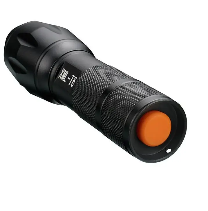 
Waterproof XML T6 zoomable Tactical Aluminum Hunting Hiking handheld 18650 Battery flashlight Torch Lamp Lights 