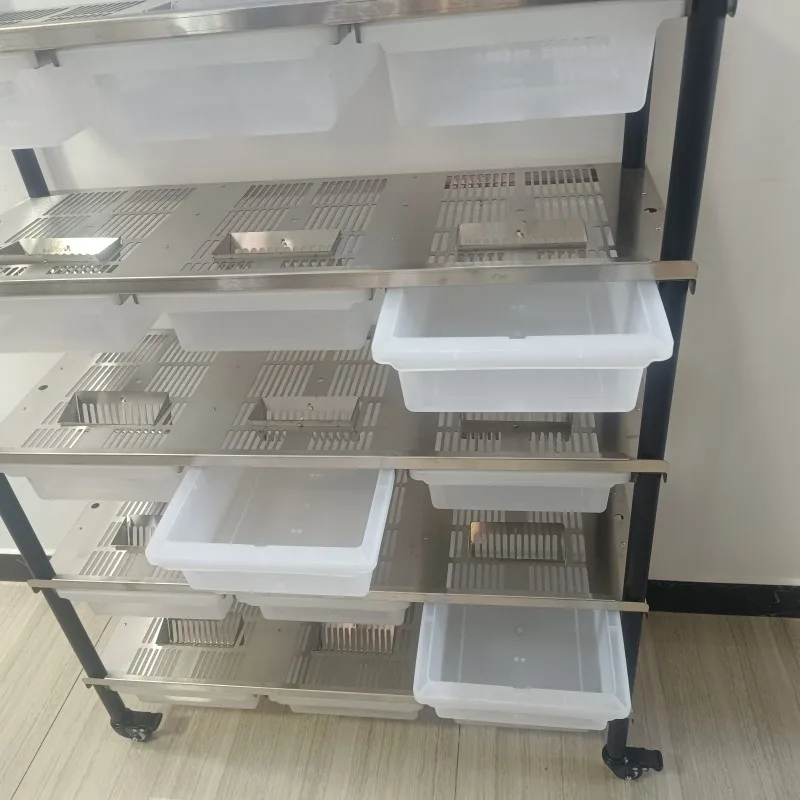 mouse breeding rack rat rodent plastic breeding cages with stainless steel rack system
