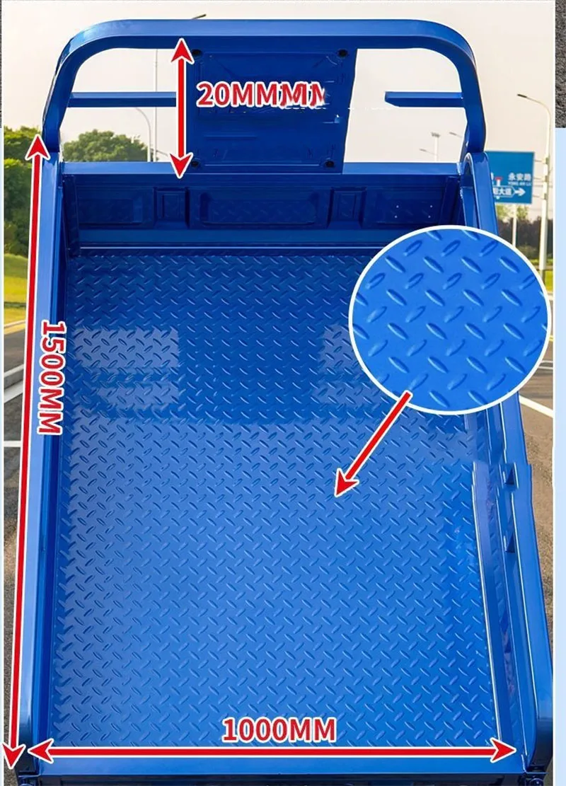 200cc Cold Chain Transportation Tricycle with Refrigeration Units Fuel-driven Tricyle Refrigerated Tricycle