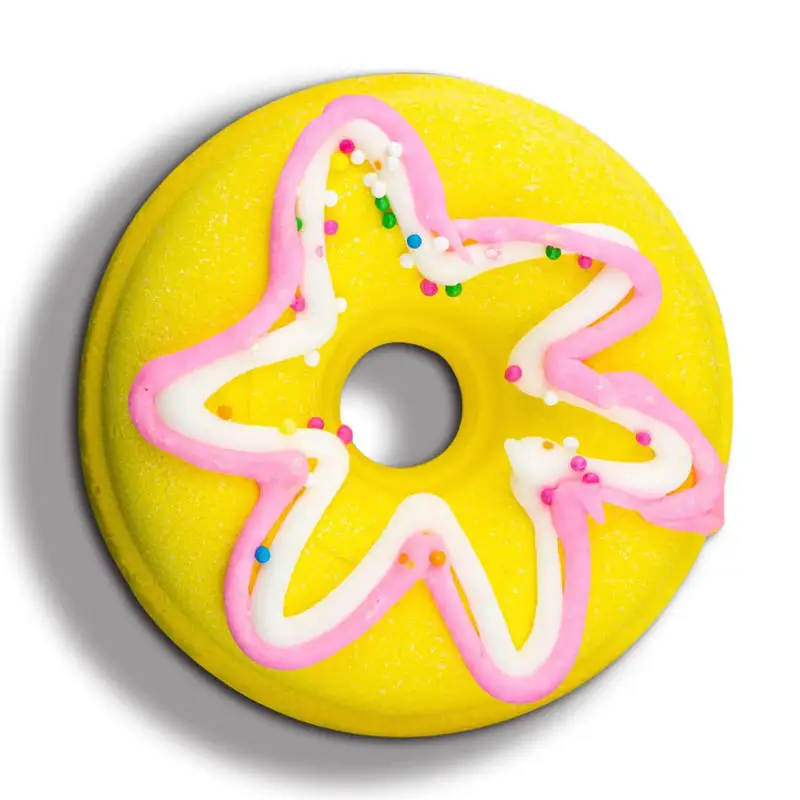 Private Label Customized  Rich Bubble Bath Fizzers  Colorful Donut  Bath Bomb  Gift Set Whitening Body Skin