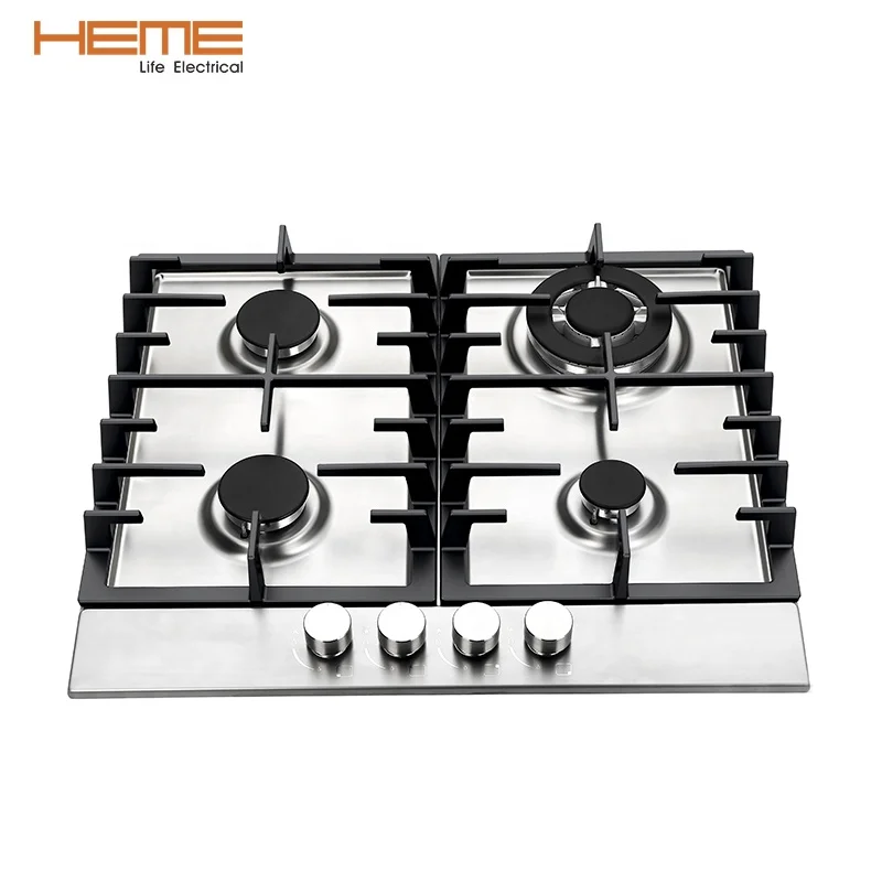 4 Burners Stainless Steel Gas Cooktop Safety Device Gas hob