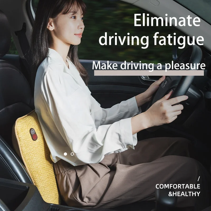 Neck Massager Car Home Cervical Shiatsu Massage Neck Back Waist Body Electric Multifunctional Massage Pillow Cushion