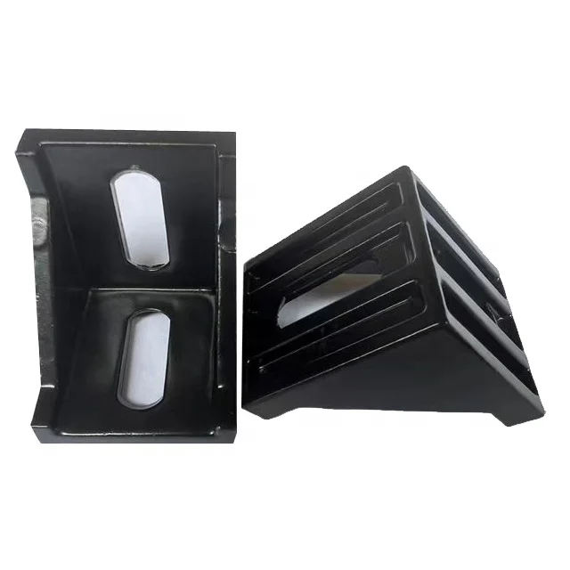 40 Series L bracket Black Flat Mounting Right Angle Bracket