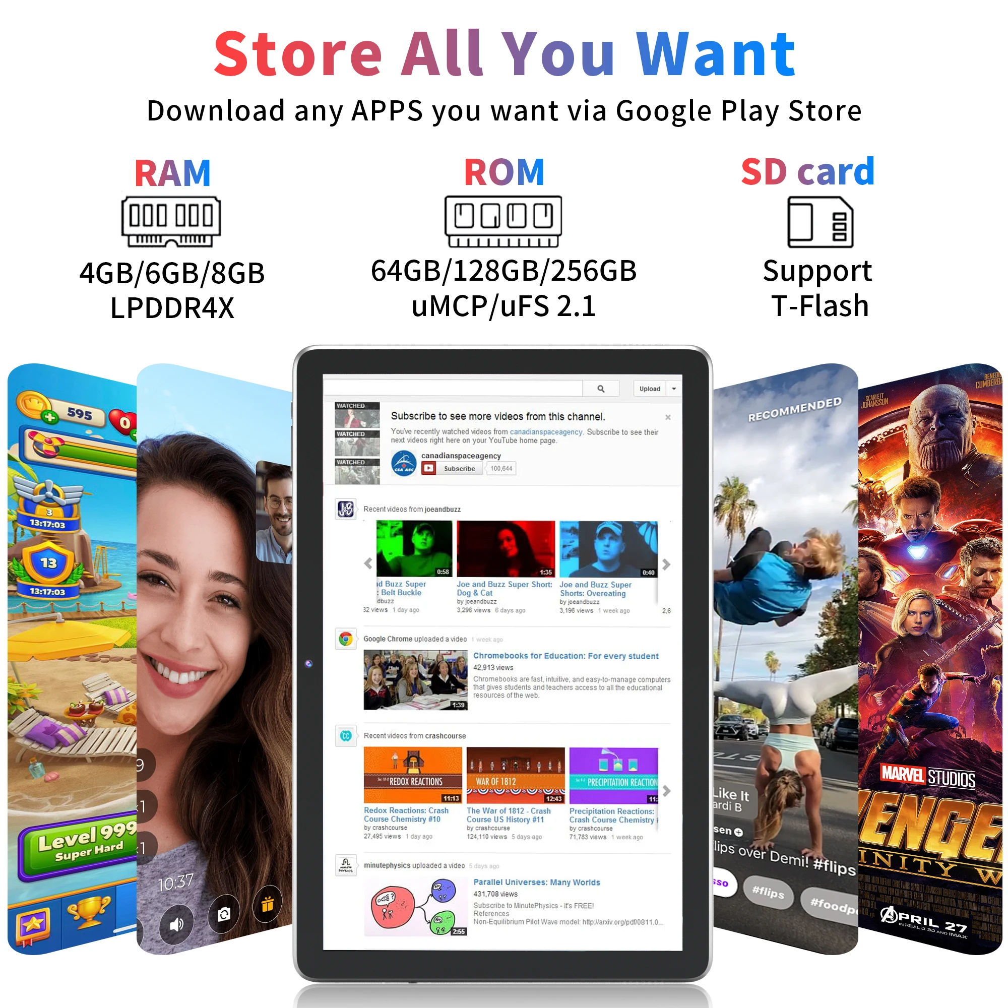 Low Price 10 Inch Touch Screen 8gb DDR4 258gb 128gb 64gb ROM Android 2 in 1 Tablet Mini Laptop with SIM Card Slot