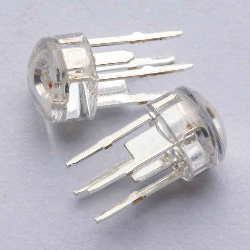 Бесплатные образцы RGB трехцветный светодиод dip Piranha с подсветкой со сквозным отверстием супер поток piranha 4 контакта светодиодная лампа