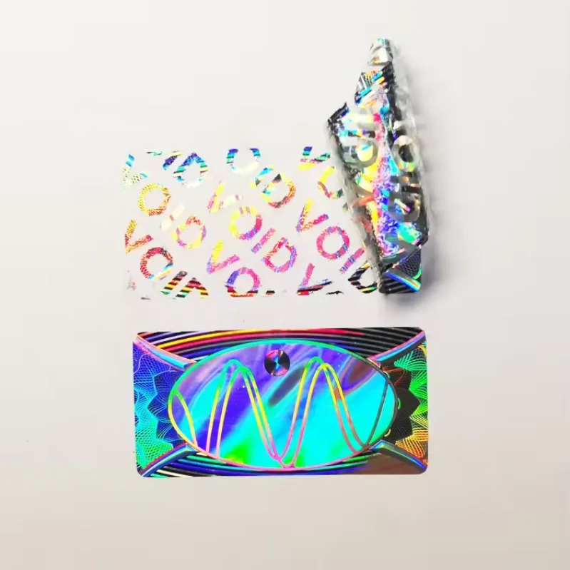 3D QR Code Hologram Stickers for Package Custom Stickers Holographic Waterproof Stickers for Packaging Security