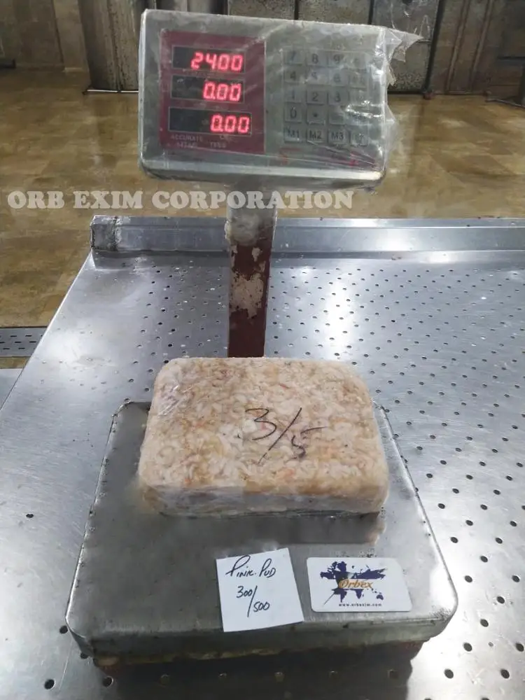 
Block Frozen Pink Brown PUD Shrimps 