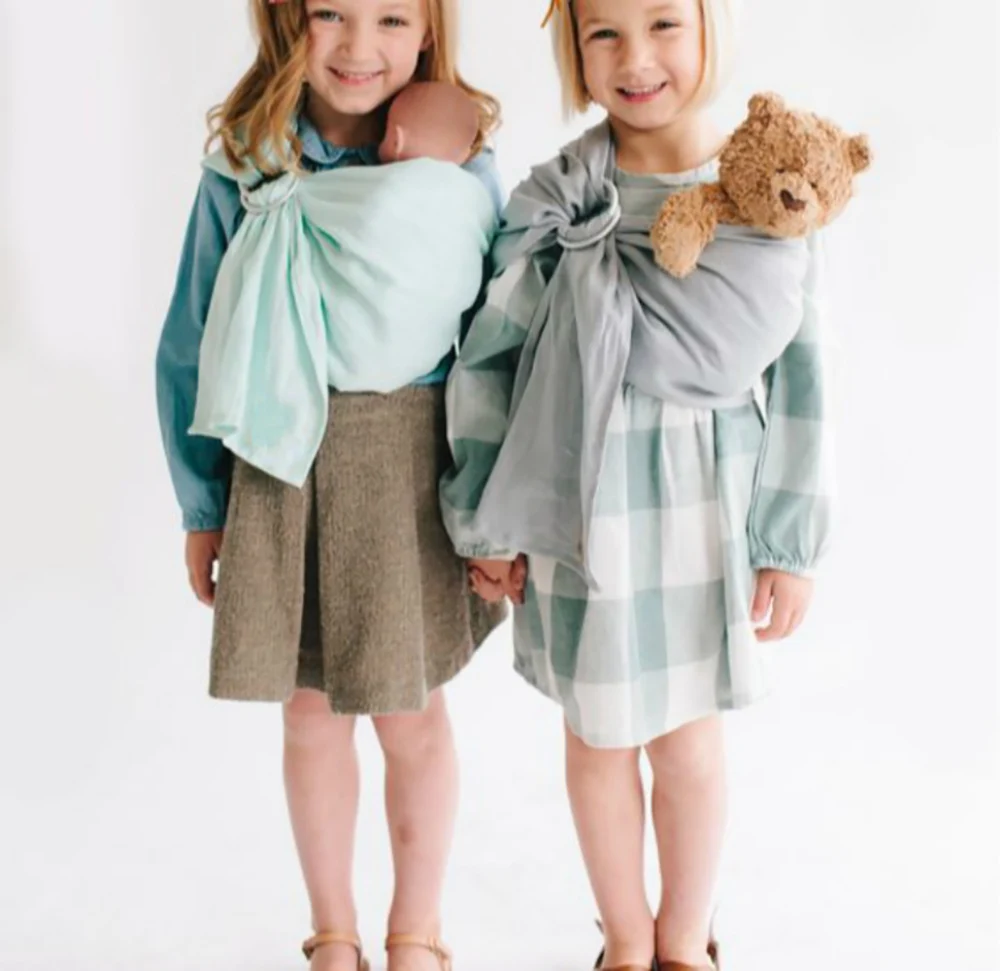 baby carrier cotton sling wrap safe organic cotton ergonomic sling carrier for toy