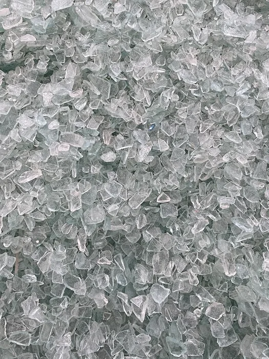 Wholesale Float White Transparent Broken Glass Cullets