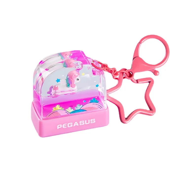 Новый дизайн, флэш-штамп с брелоком, 4*4 см, для ткани, детское имя, тканевый штамп, водяной мир, штамп