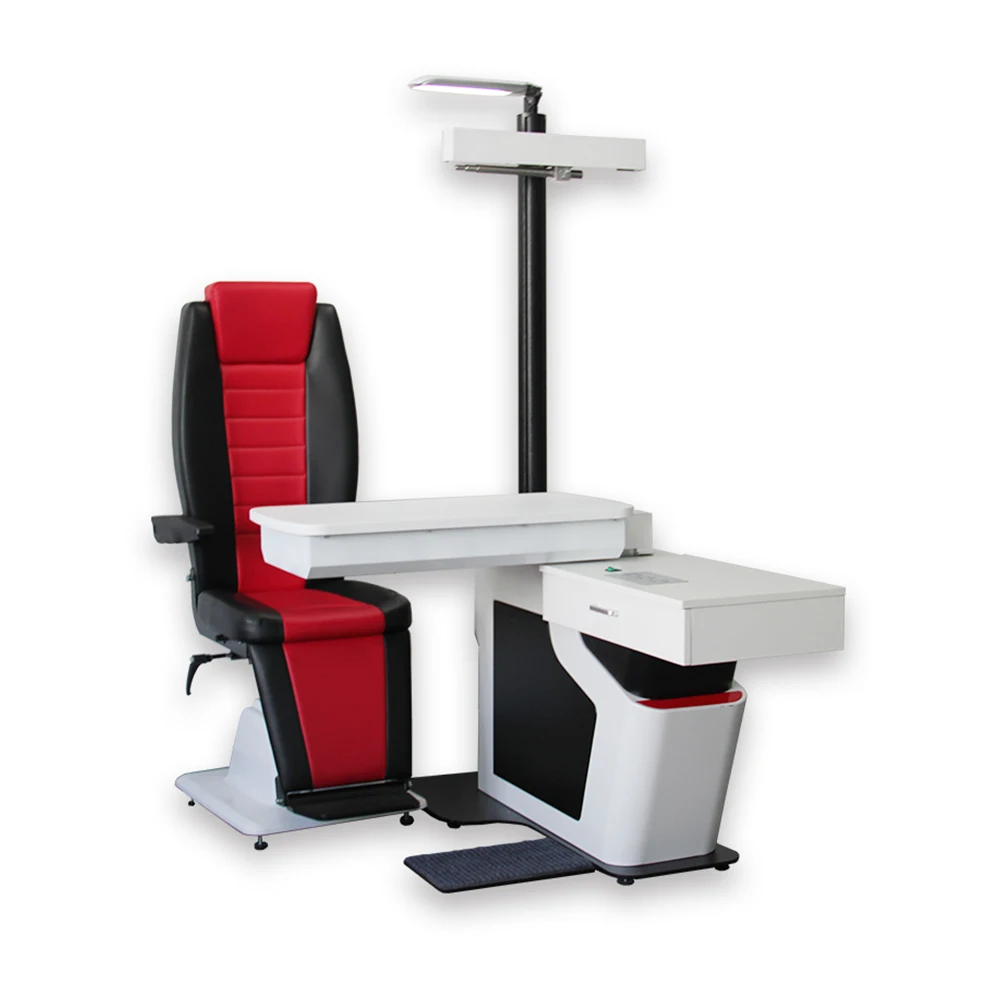 DM Newest design Good Price Ophthalmology Chair and Stand Unit for Sale Vision Tester Combined Table and Chair for Ophthalmology