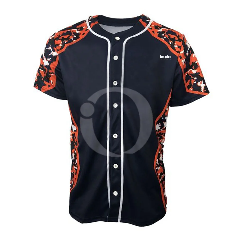 
OEM Newest Customized Low MOQ Hot Sale mesh Baseball Jersey By inspire apparel 