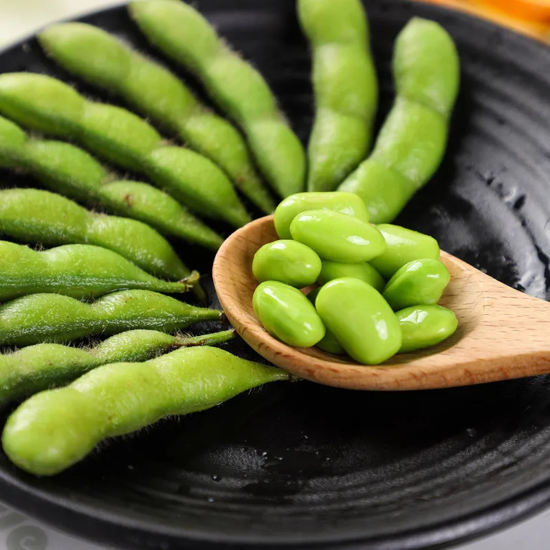 Новый Урожай Замороженная IQF Сои очищенные Edamame соевые бобы