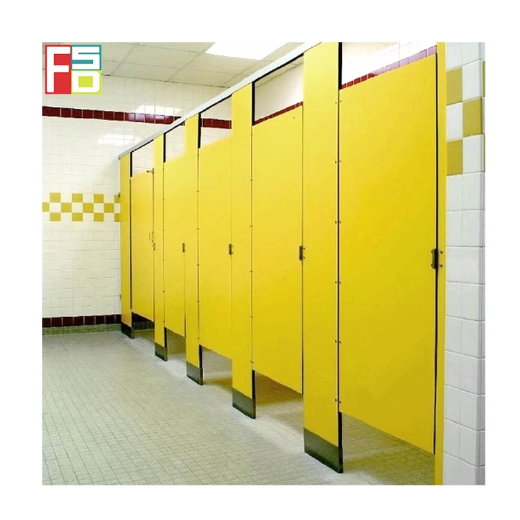 Factory direct sale gray 12mm hpl  Waterproof and moisture-proof toilet partition
