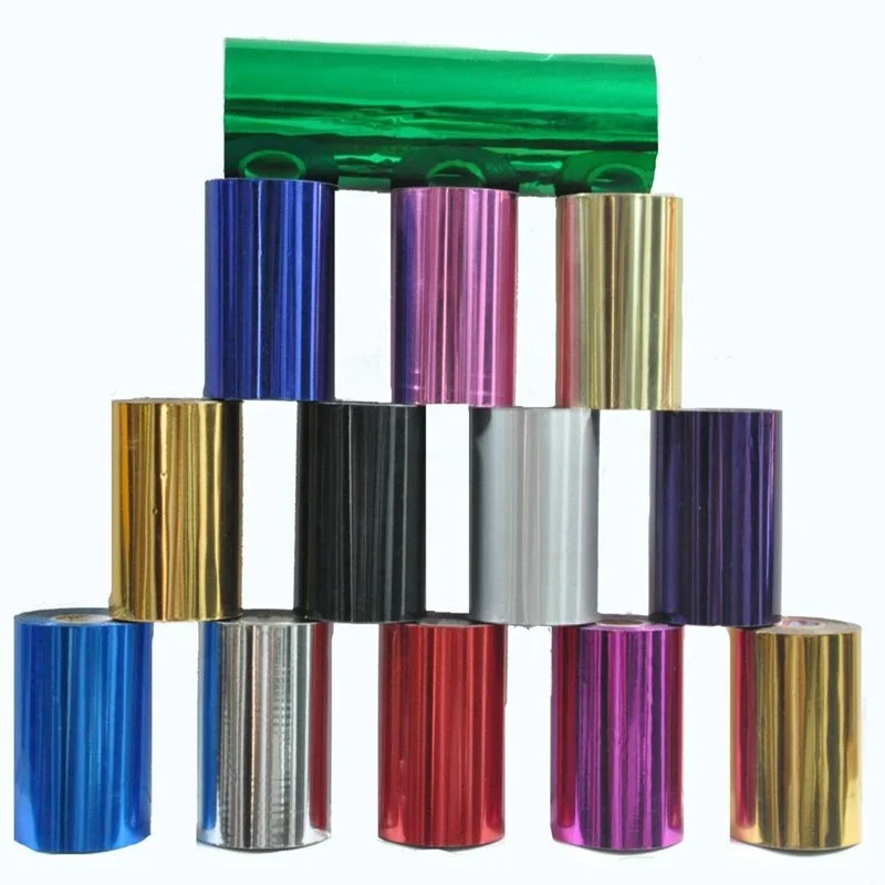 Manufacturer  Glossy Gold and Silver color Metallic Foil Hot Stamping