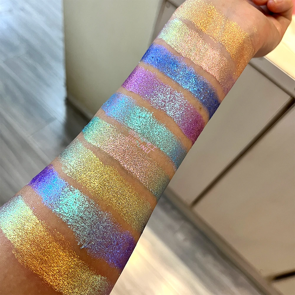 Dazzling Loose Mermaid Aurora Multichrome Chameleon Pigments Powder Free Sample Liquid 30 Color Eye Shadow Palette Wet 100 G 1g
