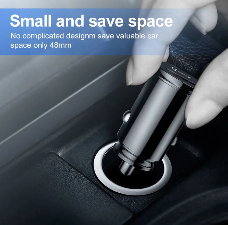 Five-fold protection car charger quick charge 3.0 usb wall charger portable mobile phone charger