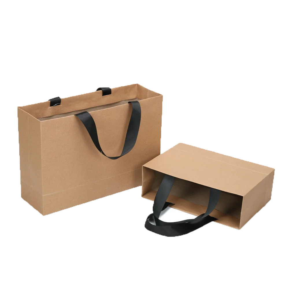 handle paper bag kraft shopping normal kraft paper gift kraft paper shopping gift bags brown tote bag