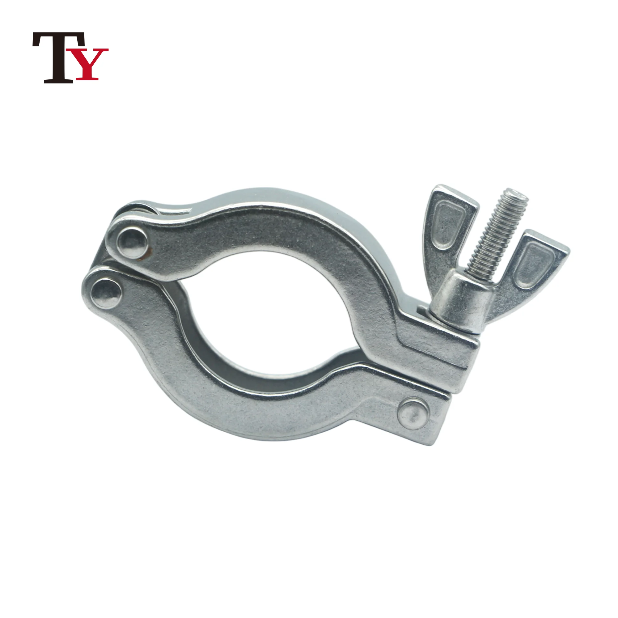 KF-16 KF-25 KF-40 KF-50 Quick Vacuum Clamp Support Seal Ring 304 Stainless Steel Wing Nut Flange Clamp for Vacuum Pipe