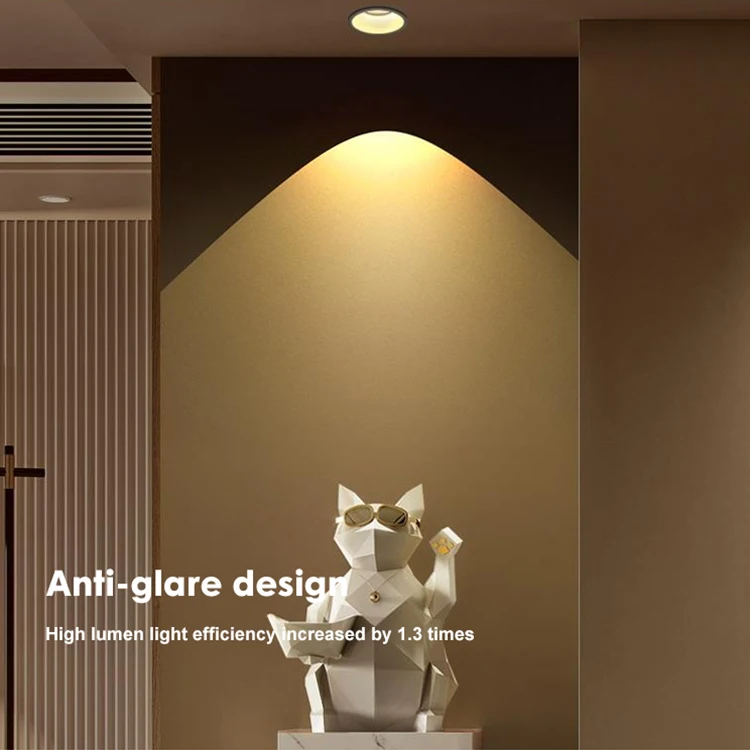 Allway Long Life Ceiling Recessed Round Shape Indoor Home Hotel Project 5w 7w 12w 20w 30w 40w Led Downlights