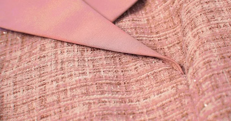 OEM ODM Fashion Elegant Lady Tweed Dress