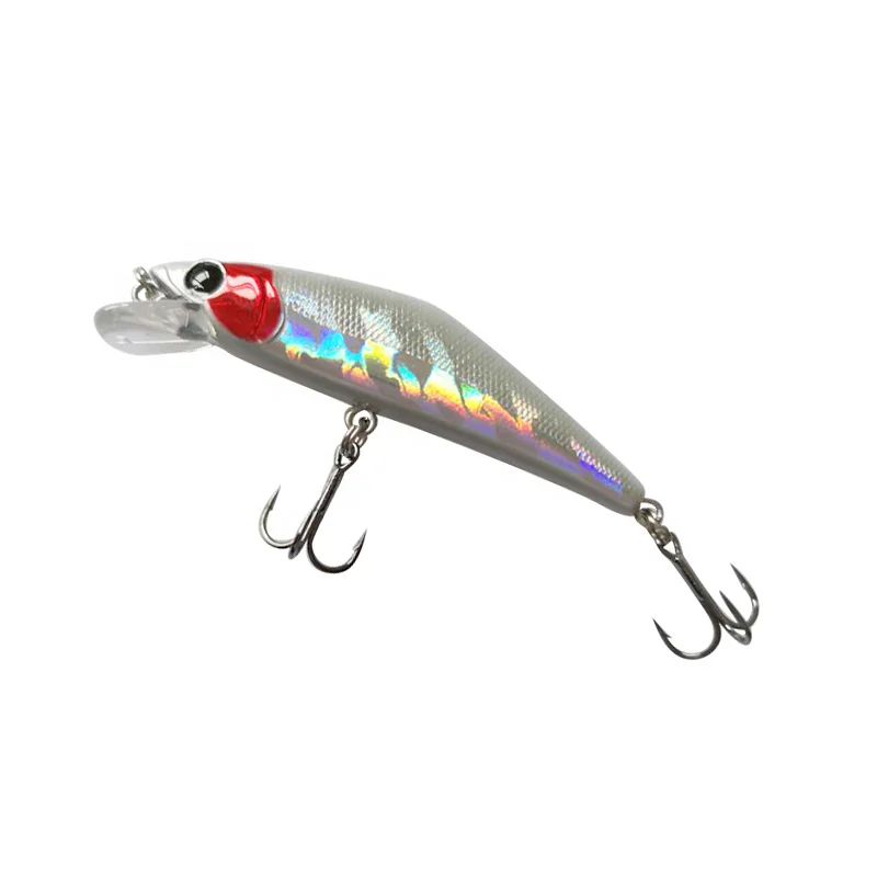 Lutac Sinking bait  BKK Treble Hook 8 Color 58MM 5.8G Tungsten Beads jerkbait Laser Coating Minnow Lure For Fishing