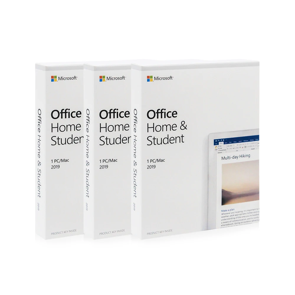 Microsoft Office Home and School 2019 для Windows или Mac, Бессрочная лицензия, код активации, цифровая загрузка ключа для компьютера