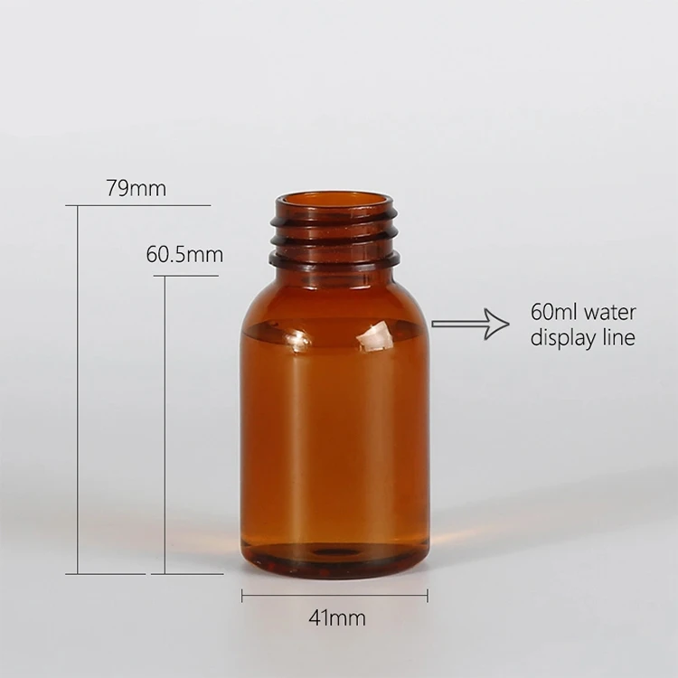 High Quality Medicinal Amber Glass Bottles And Jars With DIN 28mm Caps