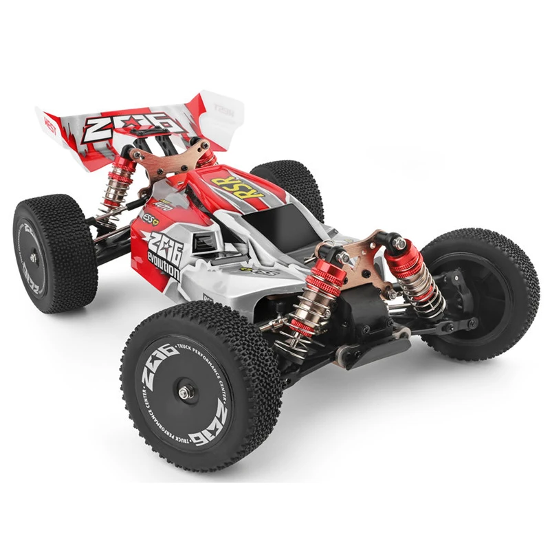 WL 1/14 Scale Alloy Electric Racing Buggy Car 60km/h 144001 WL Toys 4WD High Speed Rc Car