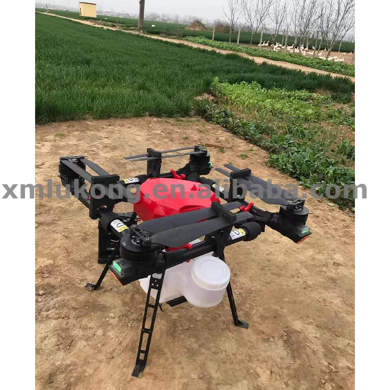 New Design 4-asix 10L Complete drone Agricultural Spraying Drone 10KG Folding Wheelbase with X8 Power System Drone