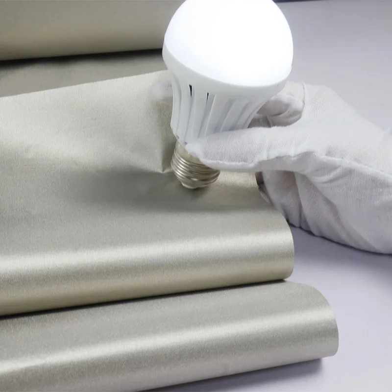 Emf Shielding Fabric Emf Faraday Fabric Nickel Copper Protection Fabric Faraday Tape For Anti Radiation