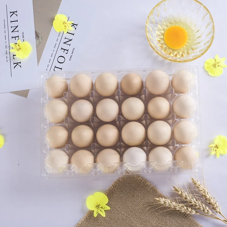 Оптовая продажа пластиковых лотков для куриных яиц с 24 отверстиями