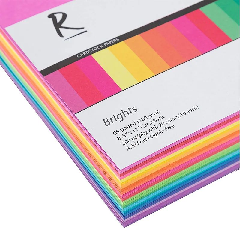 
high quality a3 colorful glitter printed paper sheet cardstock paper 
