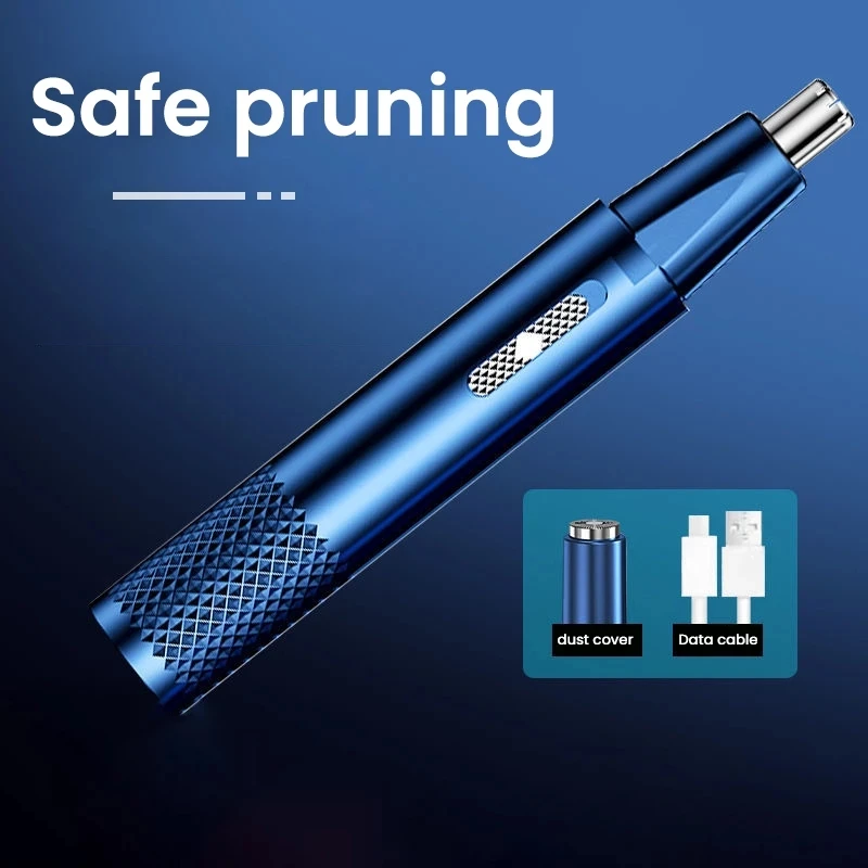 Electric Nose Hair Clipper Two-in-one Unisex Fully Rechargeable Shaving  Automatic Washable Shaving Nose Trimmer