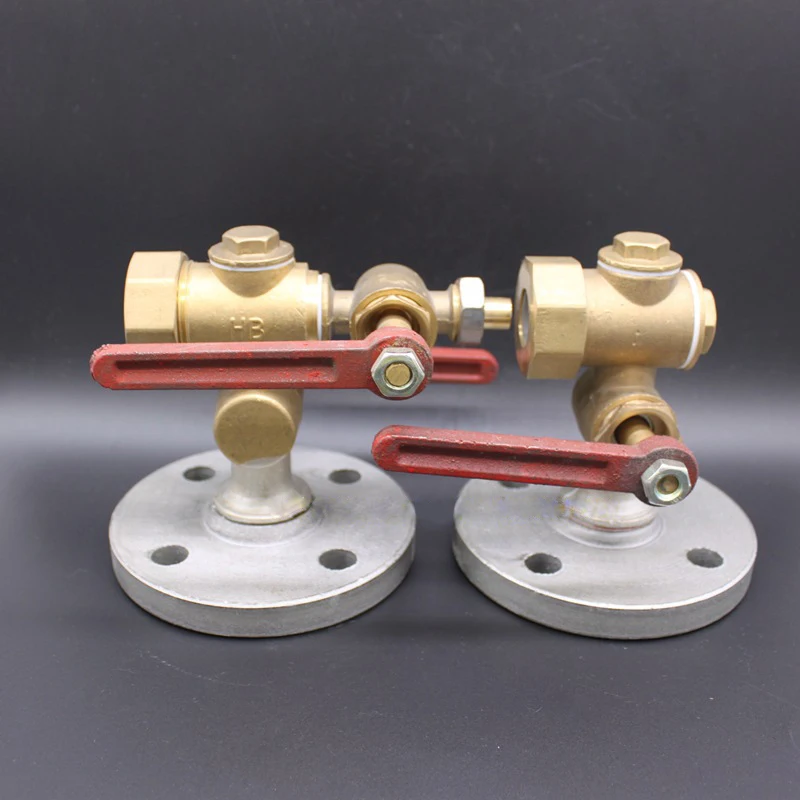 BSP NPT  brass material water level gauge valve for boilers water tank level indicator