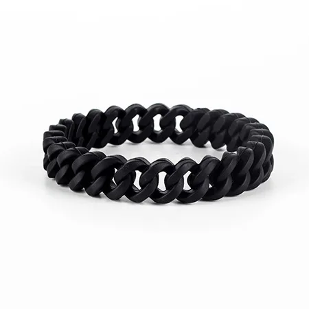 Personalized camouflage color hollowed out bracelet wrist band silicone twist for men and