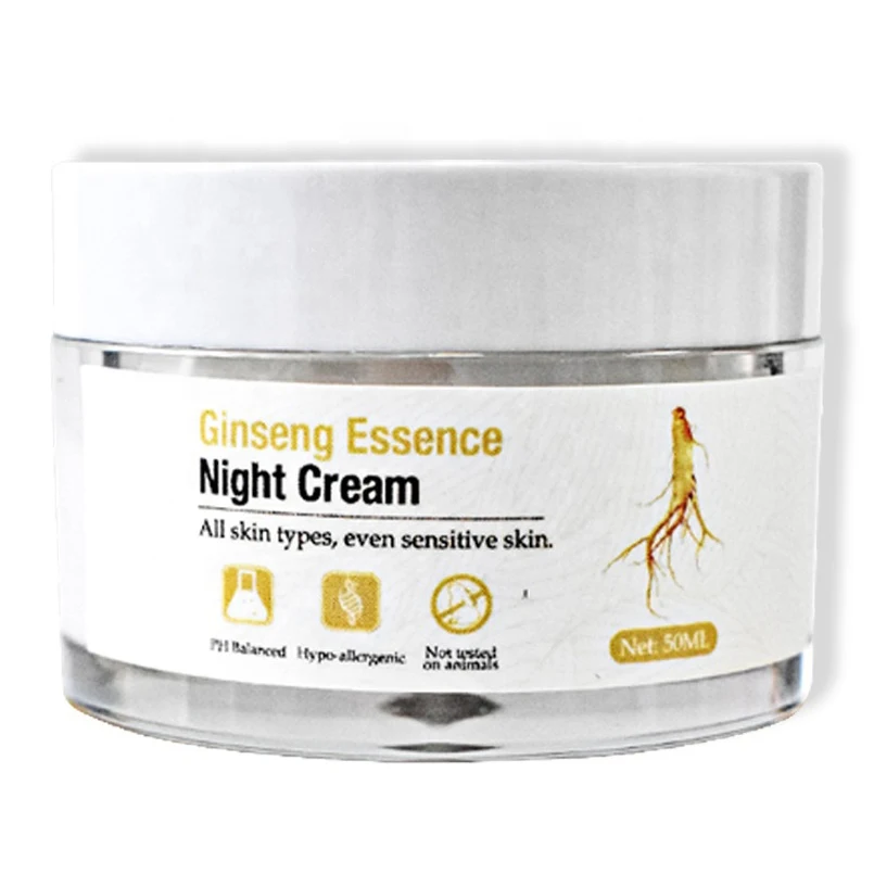 Ginseng organic facial cream skin care nourishing moisturizing cream anti-aging anti-wrinkle cream private label