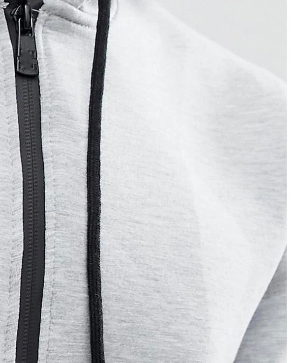 
Hot Sale Custom Half zipper Organic pullover sweatshirt New Fashionable Men Grey Hoodie 