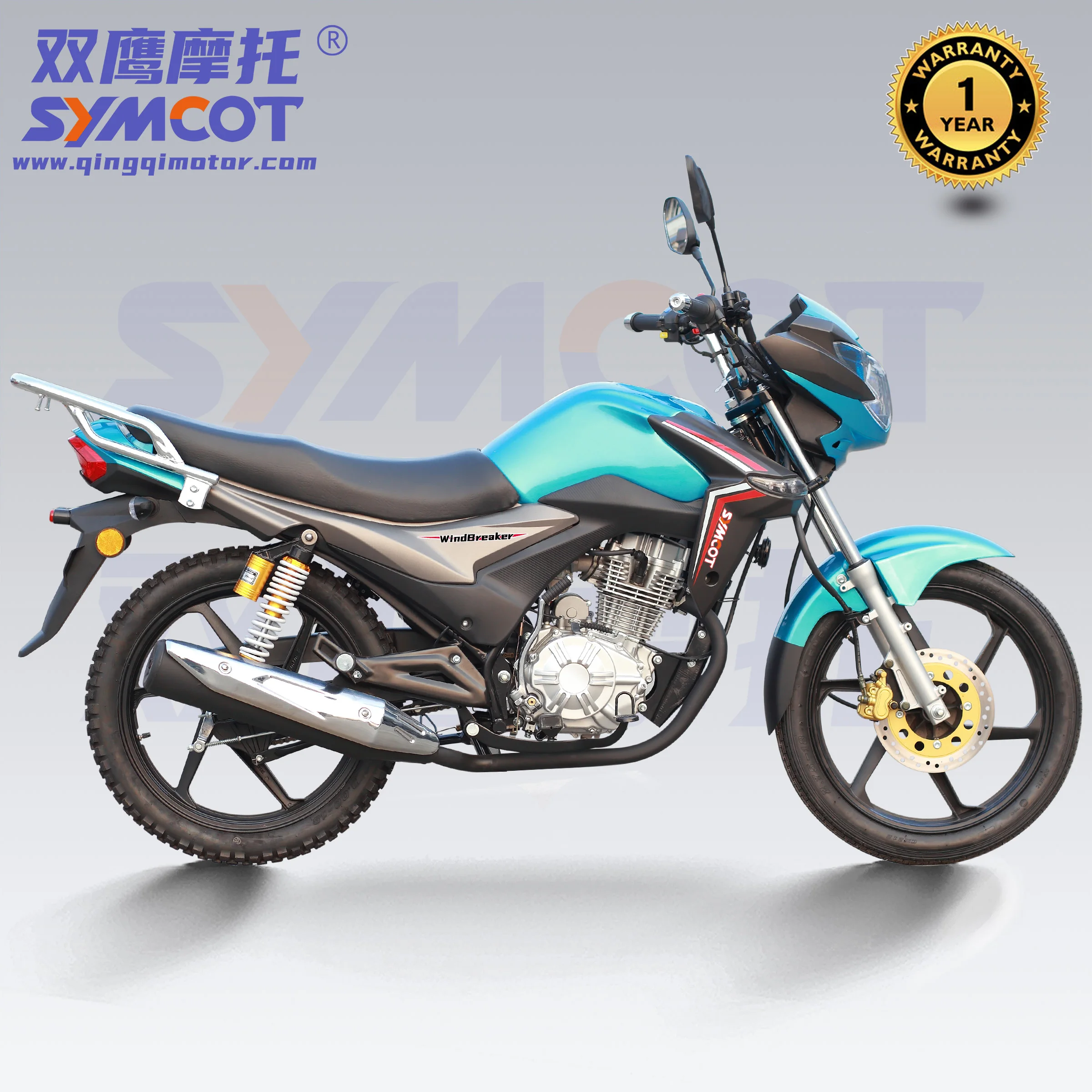 Windbreaker 150cc street motorcycle with 125cc 150cc 18 inch tire disc drum brake sells well in Middle East Fenghao