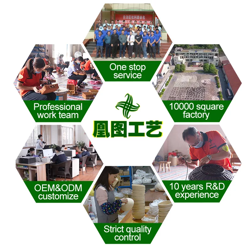 HT Cheap Stackable Wicker Plastic Rattan Empty Gift Baskets with Handle for Gift Decorative Home Decor Toy